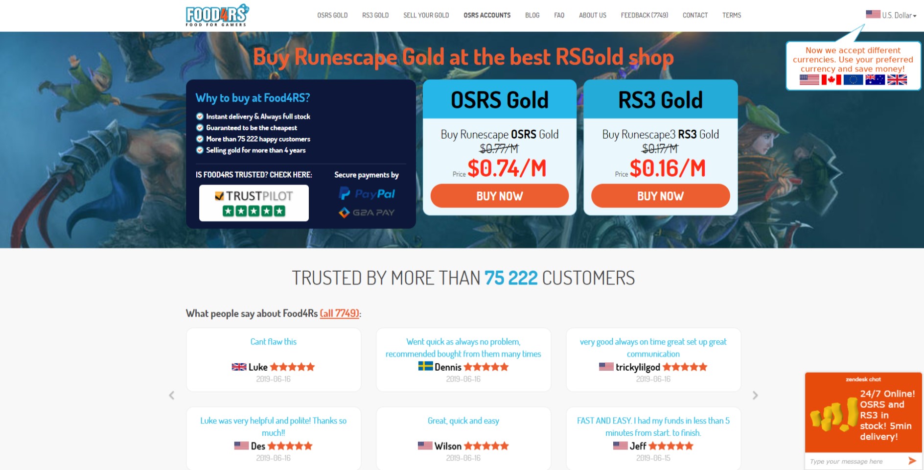 OSRS Gold Price: Best OSRS Gold Sellers of 2022